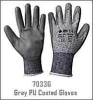 7033G Grey PU Coated Gloves